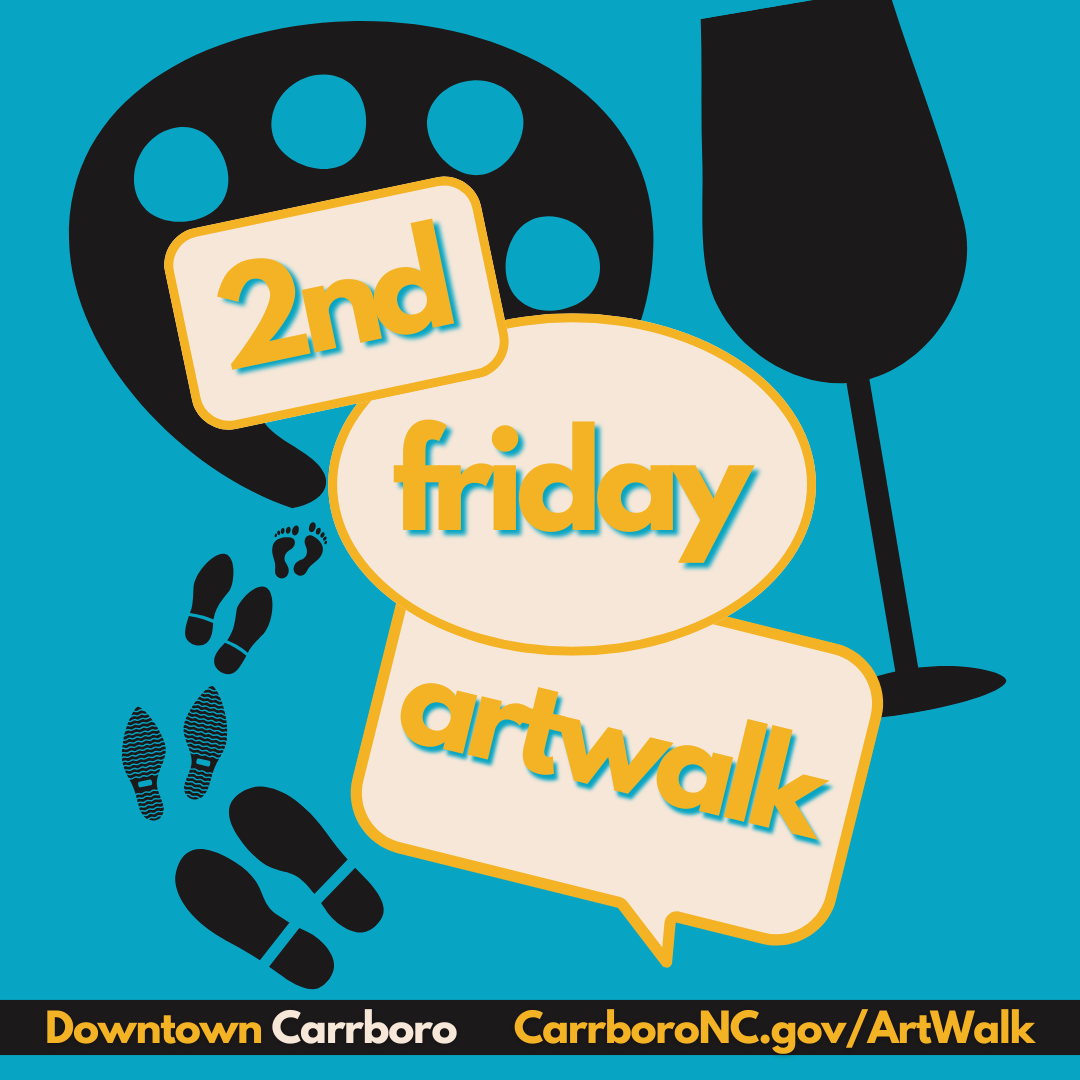 2nd friday art walk graphic